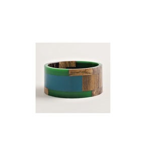 Trendy Resin And <b>Wood</b> <b>Bangle</b> Round Very Good Quality Women Girls <b>Wood</b> Epoxy Resin Bracelet Large Size Fashion Jewelry <b>Bangle</b> - Product Image 1