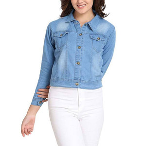 Wholesale Rate Women Jeans Jacket Durable Stylish Outdoor Wear Jeans Jacket For Women Made In Pakistan