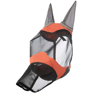 Transpirable Cómodo Anti-mosquito Suministros ecuestres Pendientes de verano Máscara de mosca de caballo con logotipo personalizado - Product Image 6
