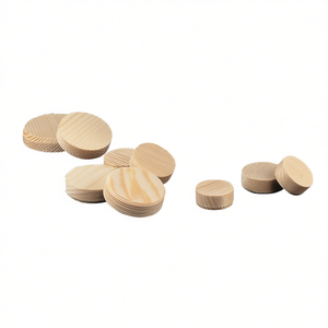 Placas Cónicas de Madera de Pino, Aproximadamente 50 mm 90 Piezas por Caja, Artesanías de Bambú y Madera - Product Image 2