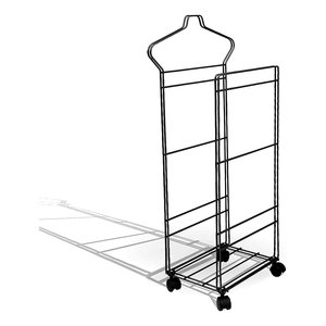 AMBROGIO valet stand (43x25x100cm) Matt black 950NE - Product Image 1