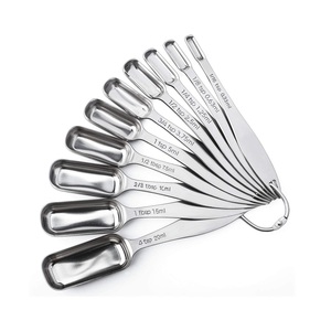 ชุดถ้วยตวงและช้อนตวงสแตนเลส อุปกรณ์ครัวคุณภาพดีที่สุด - Product Image 5