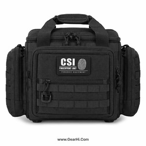 Sac robuste et très résistant en nylon Cordura 1000D pour équipement d'empreintes digitales, étui de kit de terrain pour empreintes latentes, pack de ruban de levage de poudre CSI - Product Image 1