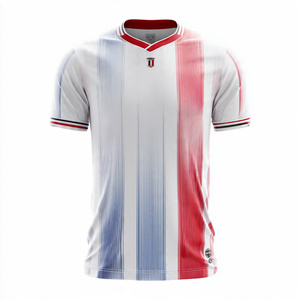 Camiseta de Fútbol Sublimada con Botones, Ligera, 100% Poliéster, Camiseta de Fútbol para Entrenamiento - Product Image 5