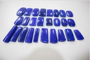 Cabujón de lapislázuli pulido de alta calidad, forma de mezcla de piedras preciosas naturales sueltas para joyería hecha a mano, precio bajo del proveedor de India - Product Image 5