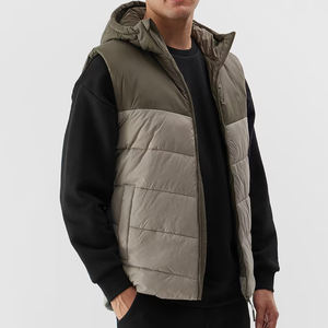2025 grande taille hommes personnalisé léger gilet haute qualité fermeture éclair sans manches veste avec gilets courts chaud hiver vêtements d'extérieur - Product Image 3