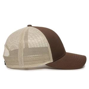 Gorra de béisbol de estilo camionero personalizada malla de algodón impermeable con logotipo de goma personalizado Lona de moda para uso al aire libre - Product Image 6