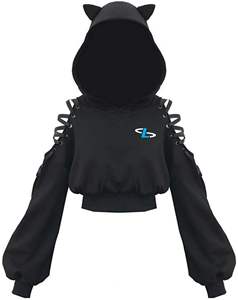 New Fashion Breathable Women Crop Top <b>Hoodies</b> Wholesale Women <b>Workout</b> Crop Top Hoodie for Sale - Product Image 1