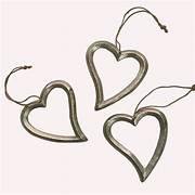 Adorno de corazón colgante de Metal festivo, decoración de pared navideña, accesorios para el hogar - Product Image 6