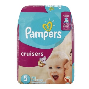 Pañales Pampers Cruisers de primera calidad con lados flexibles para mayor movimiento, disponibles en todos los tamaños a precios con descuento. - Product Image 1
