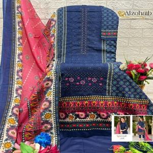 Traje Salwar de Algodón Puro de Alta Calidad con Estampado, Suministro Directo de Fábrica al por Mayor, Compra en Línea, Proveedor Mundial de la India - Product Image 1