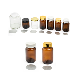 Tapa farmacéutica de plástico PET de papel de aluminio personalizado de alta calidad, tapas para tarros, revestimiento de inducción hecho en Vietnam, marca SAM LAN - Product Image 4