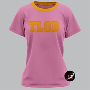 Top Ladies of Distinction Inc letras griegas bebé para mujer ajustado gráfico Slim Fit TOLD camisetas Streetwear parche bordado - Product Image 2