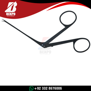 Pinces Alligator Micro-ENT Réutilisables 8 cm, Forme de Coupe, Revêtement Noir, Instrument Manuel pour Dissections Délicates de l'Oreille, du Nez et de la Gorge - Product Image 3