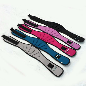 Ceinture de maintien du dos incurvée en néoprène unisexe de 6 pouces Ceinture d'haltérophilie en tissu de protection contre les squats - Product Image 4