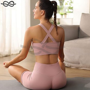 Sujetador de postcirugía frontal con cremallera para mujer, sujetadores deportivos inalámbricos, diseño de tiras acolchado, soporte medio, sujetadores deportivos para Yoga y ejercicio - Product Image 3