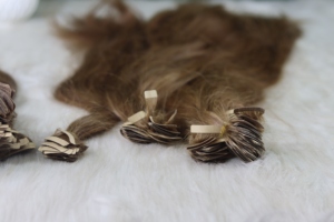 Women Topper Hair Extensions Indian Hair 100% Virgin Human & Remy Hair Double Drawn Ends Hand <b>Tied</b> Single Weft - Product Image 5