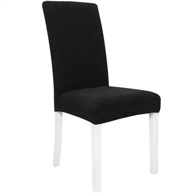 Флисовый Чехол для стула, утолщенный эластичный чехол для стула для обеденного стола, Пыленепроницаемый Чехол для стула, защита для дома