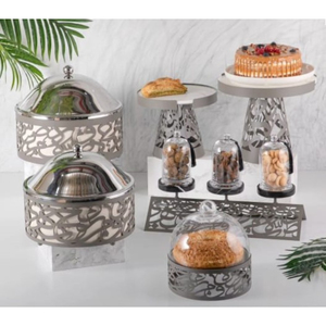 คุณภาพสูงหม้ออุปกรณ์จานอุ่นอาหาร Eid ตกแต่งบนโต๊ะอาหารเสิร์ฟเวอร์อาหารกระติกน้ําร้อนในราคาถูกที่สุด - Product Image 3