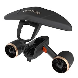 WhiteSharks Mix Pro Original, Scooter Acuático Portátil de Alto Rendimiento, Herramientas de Buceo de Calidad en Negro y Dorado, Equipo Subacuático de Primera - Product Image 4