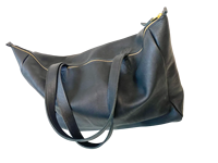 Sac fourre-tout bohème en cuir noir à imprimé animal, fait main, surdimensionné, avec fermeture éclair, pour ordinateur portable, shopping, voyage, durable, été, printemps