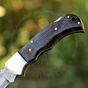 Impresionante Cuchillo Plegable de Acero de Damasco de 57 Capas con Forro de Cobre VG10 10Cr15CoMov, Resina Comprimida y Cuchillo de Damasco Arcoíris de Cobre - Product Image 4