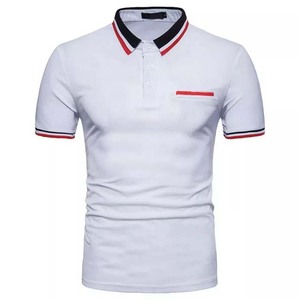 เสื้อโปโลชาย แขนสั้น สีดำ สำหรับออกกำลังกาย ฟิตเนส สกรีนโลโก้ได้ มีกระเป๋า ดีไซน์ใหม่ 2026 ผ้าฝ้าย 100% เสื้อโปโลกีฬาชาย - Product Image 2