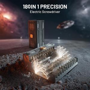 Juego de Destornilladores de Precisión Magnéticos Vman Tools 180 en 1 con Herramienta de Reparación de Cuchillas y Estuche Eléctrico - Product Image 2