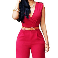 Nouvelle Combinaison Femme Élégante Printemps, Style Décontracté Chic pour Bureau et Soirée, Respirante et Séchage Rapide, en Toile Spandex/Polyester, Longueur Complète