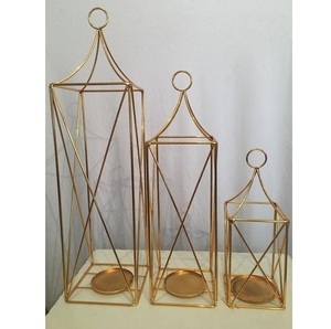 Linterna de metal clásica para decoración de entrada y esquina - Product Image 2