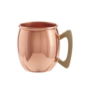 Smooth Pure Copper Moscow Mule Mug Made in India <b>Bulk</b> Quantity High Quality Vintage Modern Export Usage Home Hotel Restaurant - Product Image 6