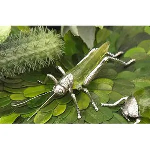 รูปปั้นสุนัขโลหะชุบทองทำมือเกรดส่งออก งานศิลปะตกแต่งบ้านสไตล์โมเดิร์นระดับไฮเอนด์ - Product Image 1