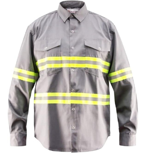 Camisa DE SEGURIDAD reflectante transpirable unisex de manga larga para trabajo - Product Image 5