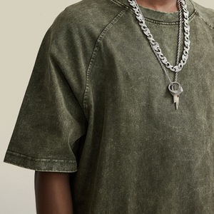 Novedad 2025, Logotipo Personalizado, Corte Regular, Lavado Ácido, Tejido Cómodo Vintage, Secado Rápido, Ecológico, 100% Algodón - Product Image 6