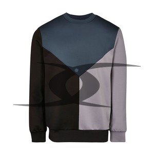 Sweat-shirt thermique OEM avec LOGO personnalisé pour hommes Sweat-shirt tricoté en coton à motif jacquard Sweat-shirt tricoté pour hommes d'hiver à col rond - Product Image 1