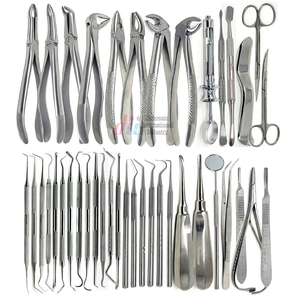Instruments dentaires manuels de haute qualité en acier inoxydable pour obturations, 80 pièces, instruments chirurgicaux d'extraction, détartreurs, forceps et élévateurs - Product Image 4