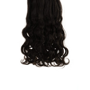 Extensions de cheveux à ondulations lâches, partie supérieure droite et partie inférieure bouclée - Product Image 4
