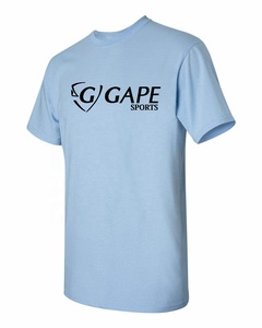 100% camisetas de algodón para hombre, logotipo impreso personalizado, Color sólido, manga corta, Jersey liso de moda en blanco para venta al por mayor - Product Image 2