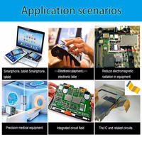 Autocollant antimagnétique en ferrite pour blocage micro-ondes, matériau absorbant et blindant pour NFC RFID, anti-interférence pour objets connectés