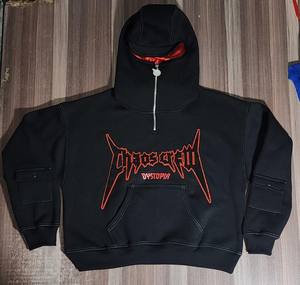 Sweat à capuche unisexe en coton 100% de qualité supérieure, doux, chaud, respirant, pour un usage quotidien, logo personnalisé, tissu épais, décontracté - Product Image 6