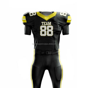 Uniformes Deportivos para Adultos de Poliéster de Alta Calidad 100% OEM, Impresión Digital, Tallas Grandes, Jersey de Fútbol Americano Corto y Transpirable - Product Image 4