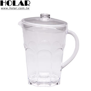 [Holar] Taiwán hizo 1700 ml diseño a prueba de derrames plástico transparente manejado bebida agua Fidge jarra - Product Image 1