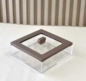Caja de Madera Lacada Hecha a Mano para Guardar Dulces, Tapa Floral Dorada, Estilo Clásico, Conservación de Frescura para Postres de Oriente Medio - Product Image 5