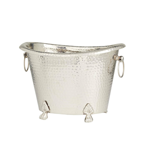Indian Manufacturer Handcrafted Stainless Steel <b>Wine</b> and Beer Cooler Bucket Metal Material Carton Packed for Parties Weddings - Product Image 2