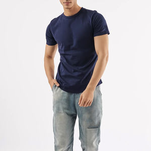 Camiseta de gran tamaño de algodón 100% de peso pesado personalizada para hombre de alta calidad, camiseta de peso pesado de cuello redondo en blanco - Product Image 6