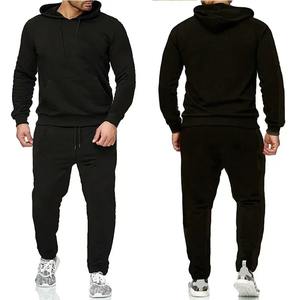Survêtement personnalisé de haute qualité pour hommes, tenue décontractée, survêtement pour hommes, 2 pièces, jogging de gymnastique à fermeture éclair complète - Product Image 1