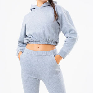 2025 femmes à la mode Top vente décontracté en plein air haut court à capuche hiver manches longues multicolore à capuche col vente en gros - Product Image 2