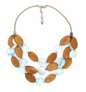Collar Largo Hecho a Mano con Cuentas de Resina Multicolores Vintage de la India, Collar Hecho a Mano para Mujeres y Niñas - Product Image 3