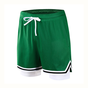 Pantalones cortos de baloncesto de malla para mujer, cintura con cordón, transpirables, de color liso, pantalones cortos deportivos para todas las estaciones, ajuste regular - Product Image 5