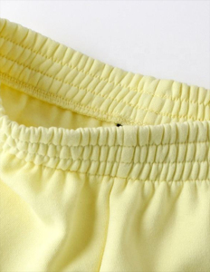 Short de survêtement sportif en molleton 100% coton pour femmes Jogger décontracté Gym Training and Running for Girls - Product Image 2